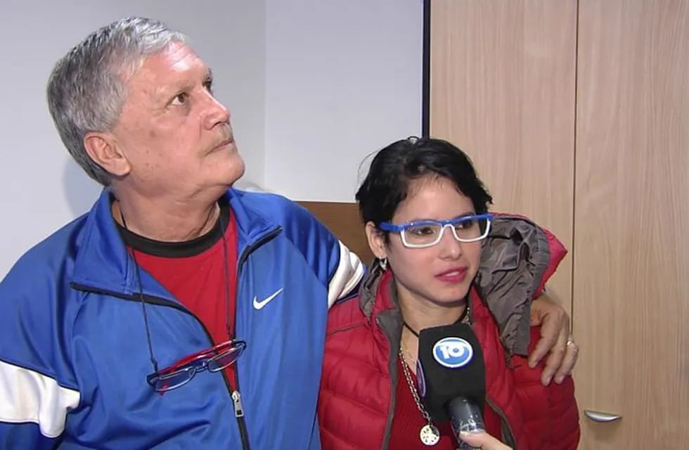 Maribel Oviedo y su papá Ernesto, con su larga lucha: \