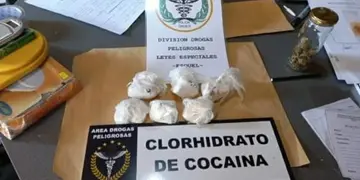Secuestran 351 dosis de cocaína en Chubut.