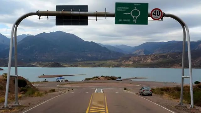 El paisaje en torno al lago de Poterillos cambiará sustancialmente Archivo Los Andes