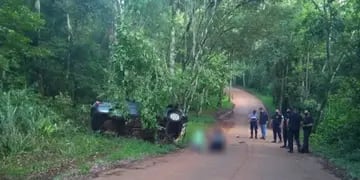 Fallecieron dos personas tras un despiste en Puerto Iguazú