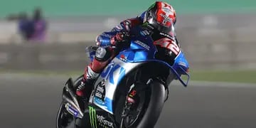 Alex Rins dominó los ensayos de MotoGP para el Gran Premio de Qatar 2022.