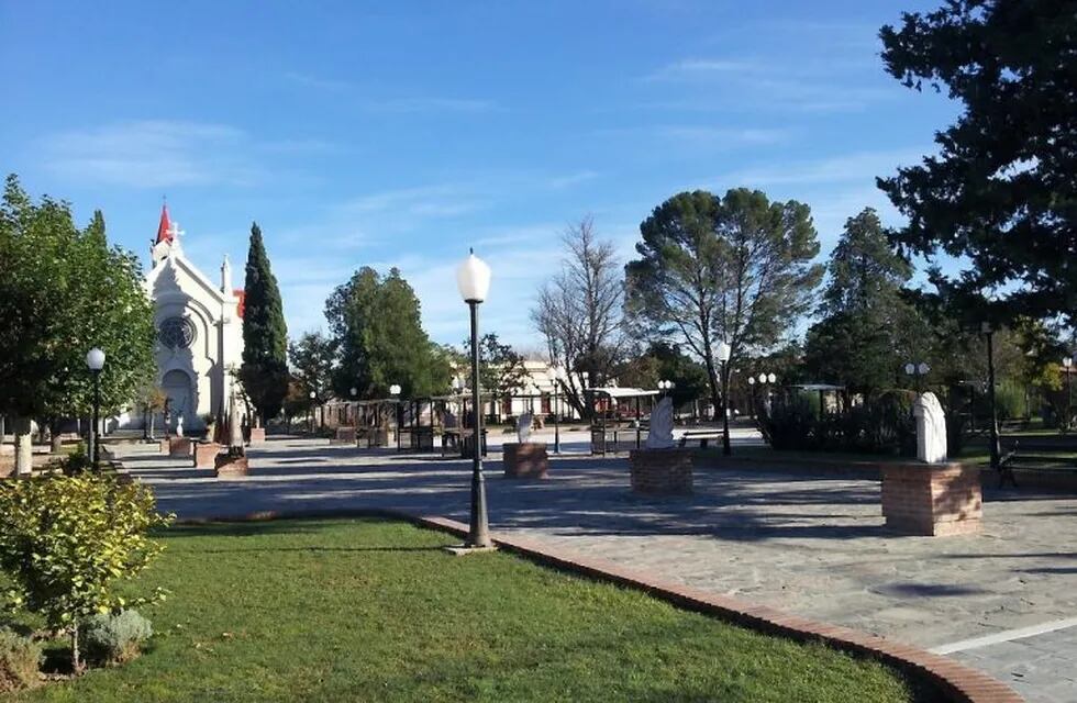 Plaza de la localidad de Nono.