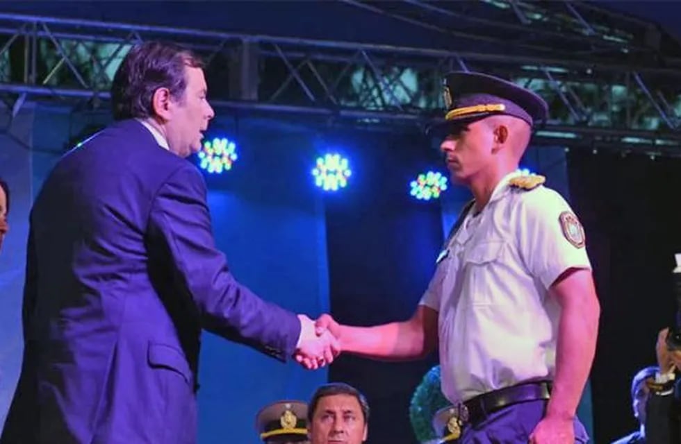 Zamora encabezó el acto en el Complejo de Formación Policial.