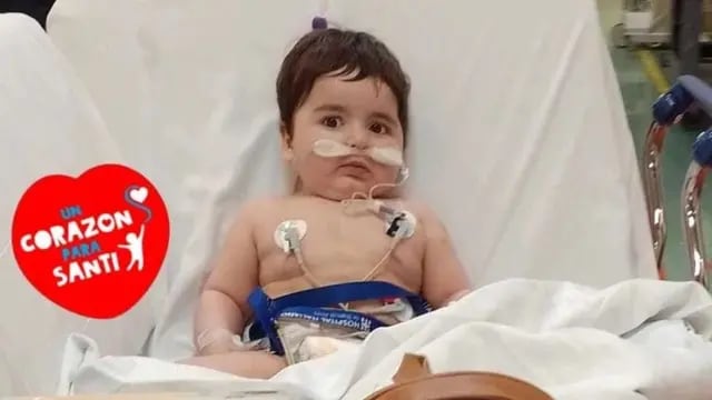 Santi, el nene sanjuanino que necesita un trasplante de corazón