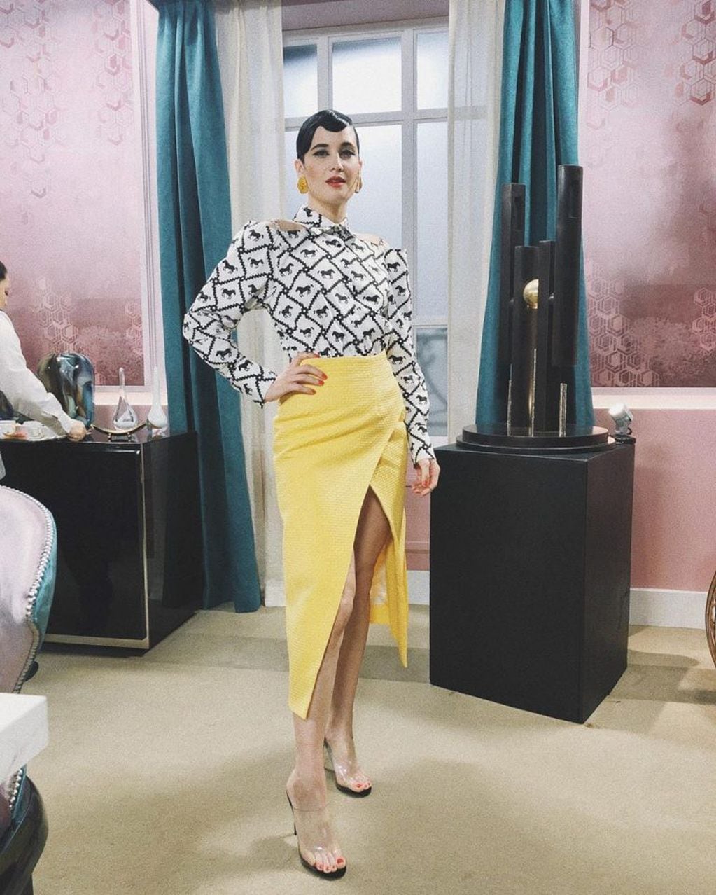 El llamativo look que eligió Florencia Torrente para la mesa de Mirtha Legrand (Instagram/ftorrente)