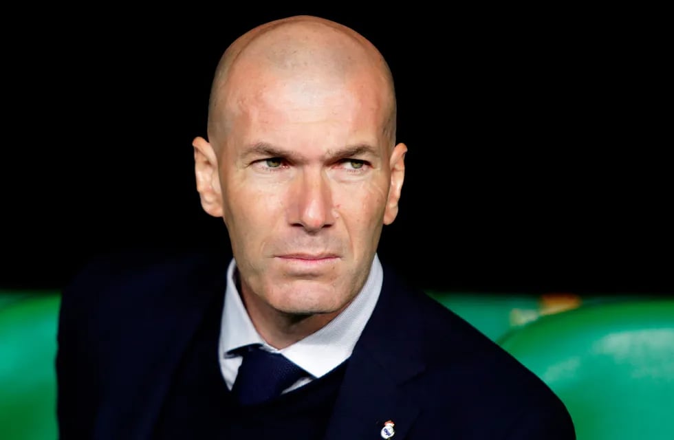 Zinedine Zidane, el DT que ganó todo con el Real Madrid. (AP)