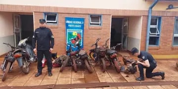 Wanda: siete motocicletas robadas fueron recuperadas