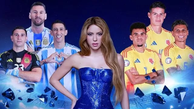 Hologramas y 4 canciones: así fue el show de Shakira en la final de la Copa América 2024