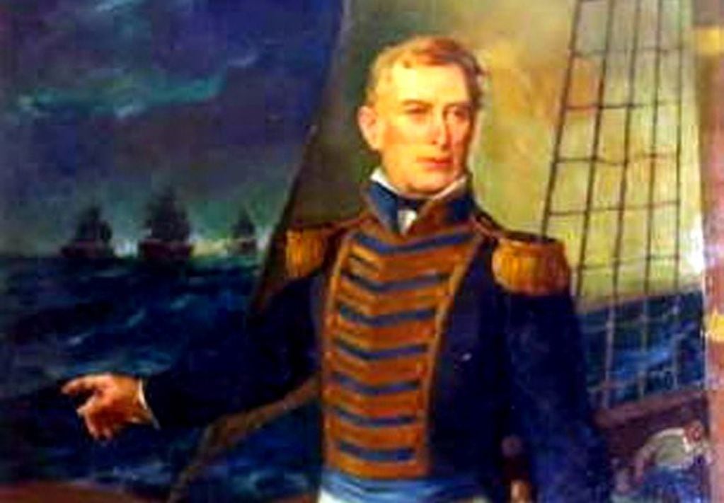 Almirante Guillermo Brown, padre de la Armada Argentina.