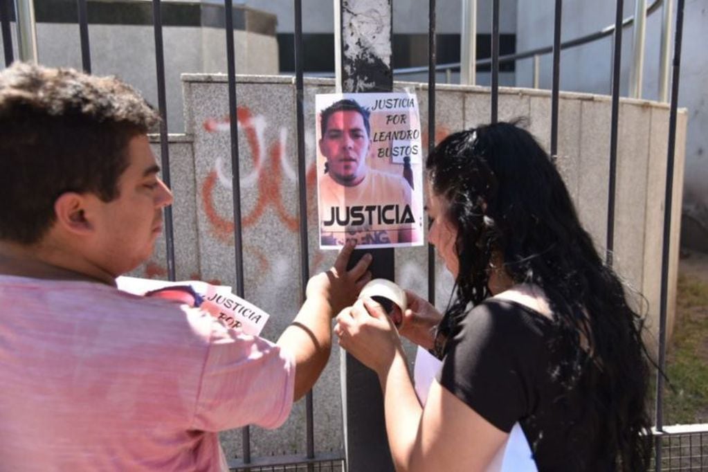 Pidieron justicia por Leandro Bustos en San Luis. Foto: El Diario de la República.