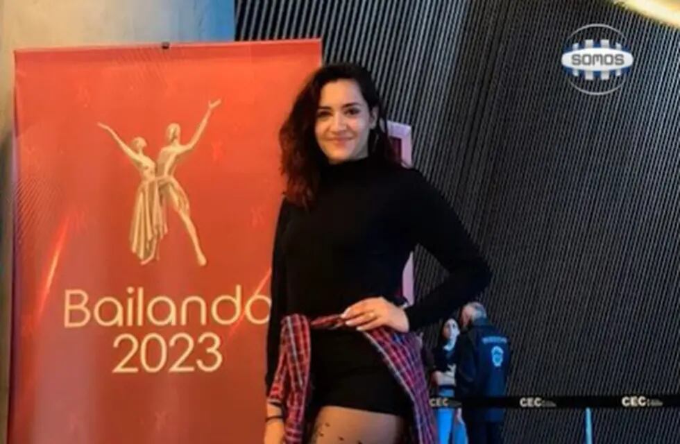 De Río Cuarto al Bailando 2023. Fernanda estará en el show de Marcelo Tinelli (Captura de video).