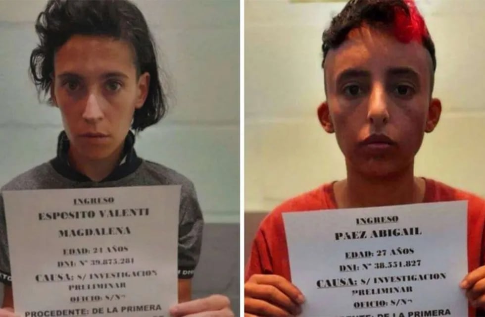 Magdalena Espósito Valenti (24) y su pareja, Abigail Páez (27) están acusadas de asesinar a Lucio Dupuy.