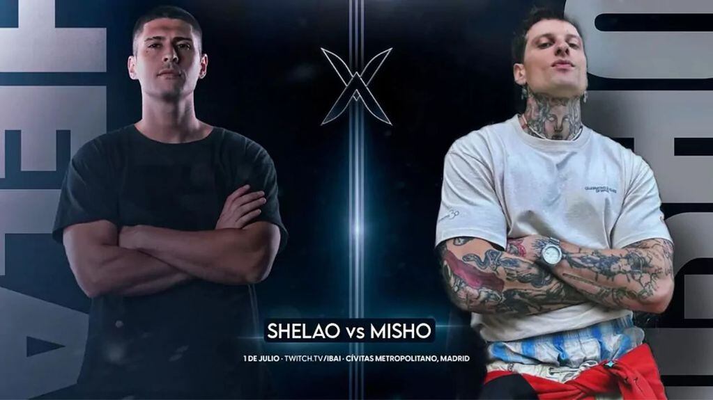 Misho peleará contra Shelao en La Velada del Año 3, organizado por Ibai Llanos