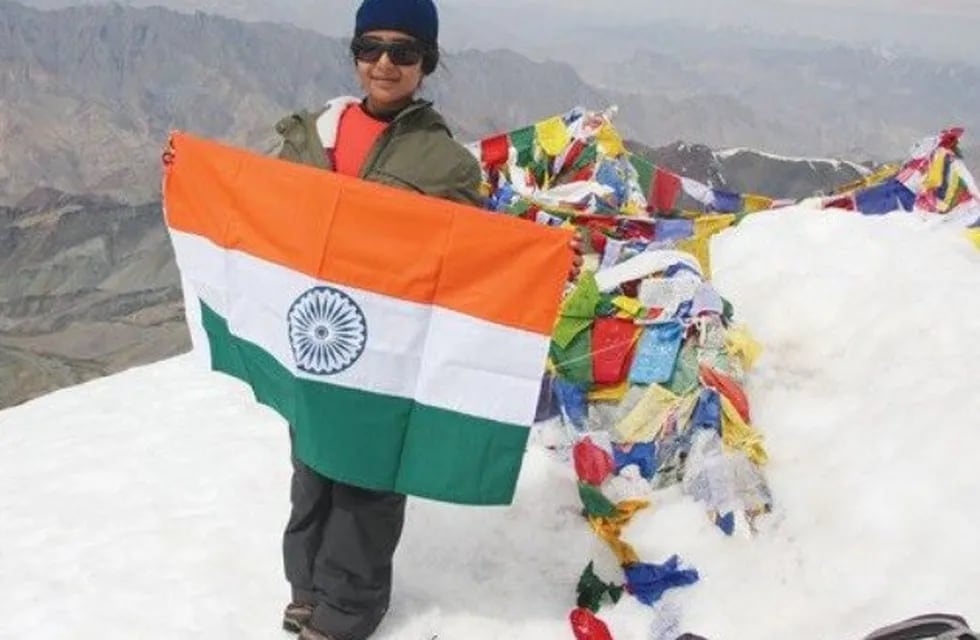 Kaamya Karthikeyan, una niña de la India que intenta llegar a la cumbre del Cerro Aconcagua.