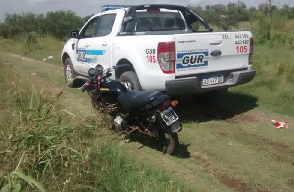 La GUR recuperó una moto robada (Prensa Municipalidad de Rafaela)