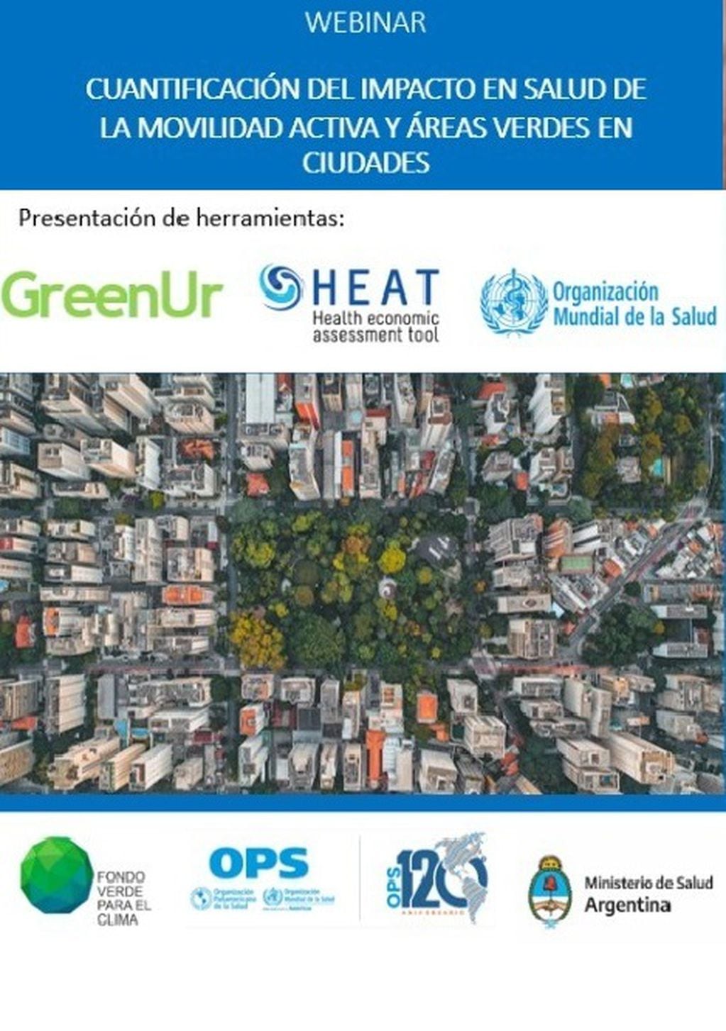 Puerto Iguazú estuvo en la presentación de herramientas HEAT y GreenUr de la OMS.
