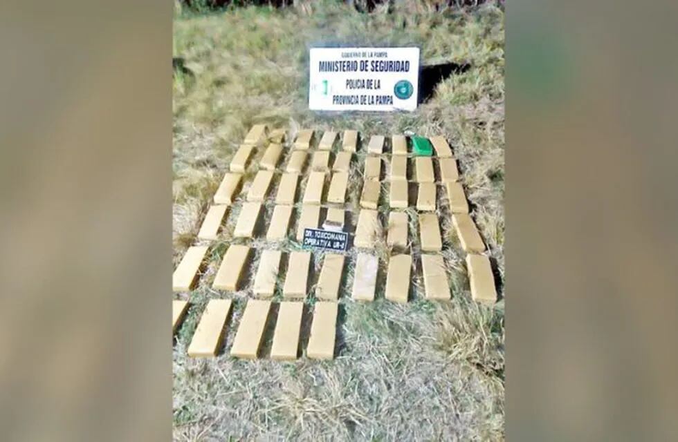 Secuestraron marihuana (Policía de La Pampa)