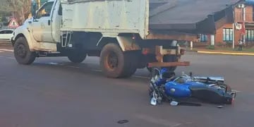 Accidente fatal en Wanda: un motociclista falleció tras chocar contra un camión
