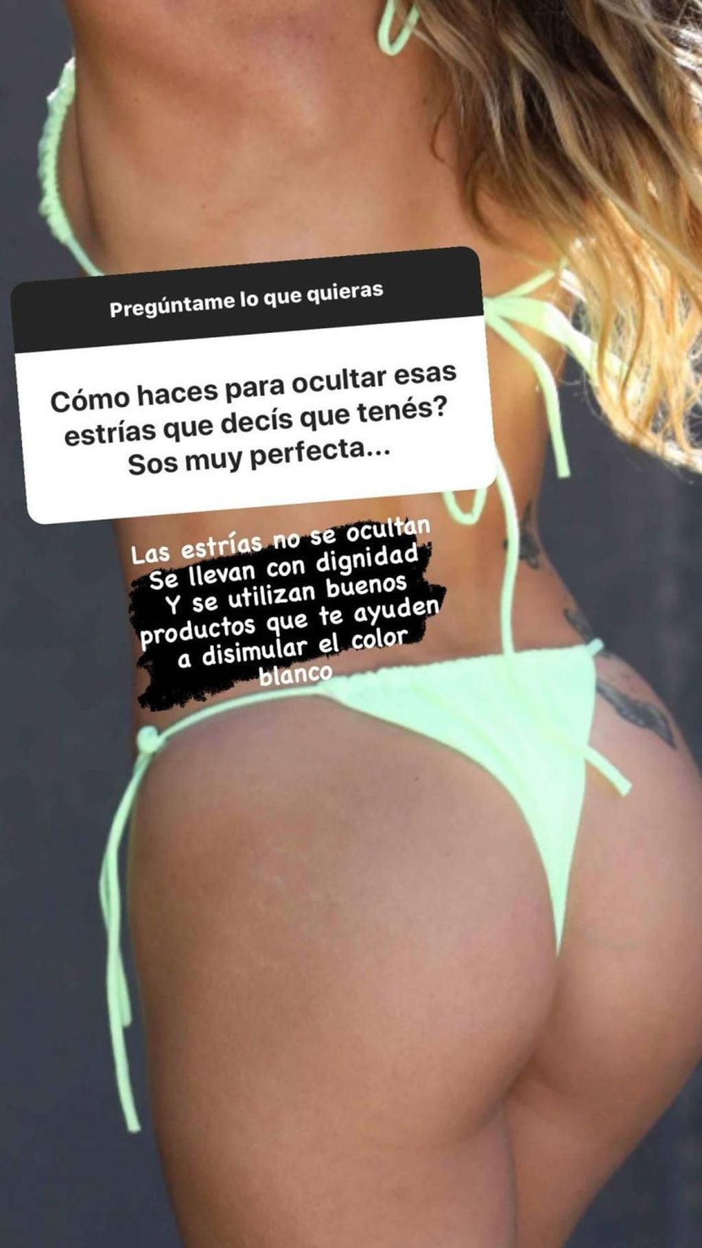 Rocío Guirao Díaz respondió preguntas de sus seguidores (Instagram)