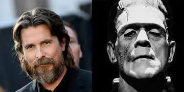 ¡Irreconocible! Revelaron el primer vistazo de Christian Bale como Frankenstein