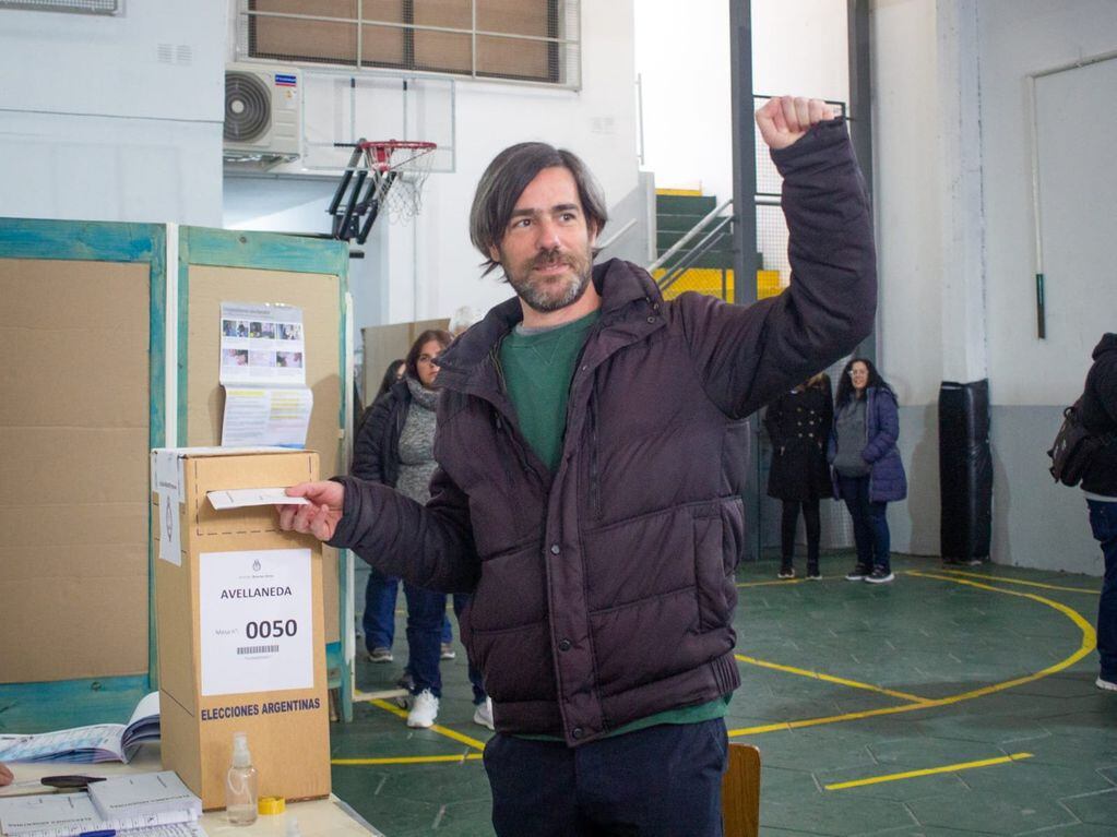 Nicolás Del Caño emitió su voto