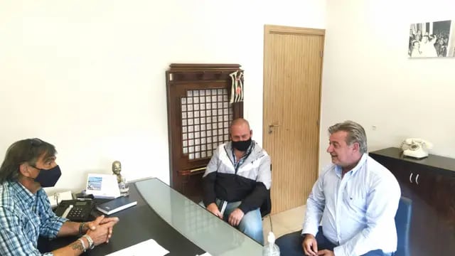 Marcos Folgar se reunió con las autoridades del Sindicato de Empleados de Comercio local