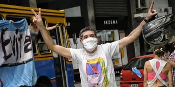 Caravana por el Día de la Militancia en el centro de Rosario