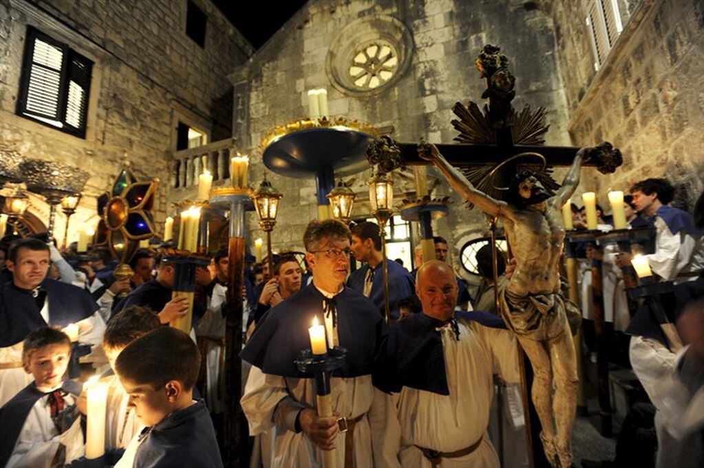 Festejos de Semana Santa en Croacia. 