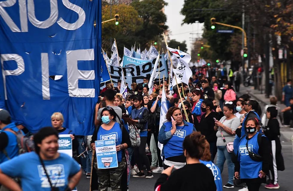 Uno de los focos de la Marcha Federal Piquetera es para pedir por mejoras salariales y más trabajo genuino, además de protestar en contra de la inflación.