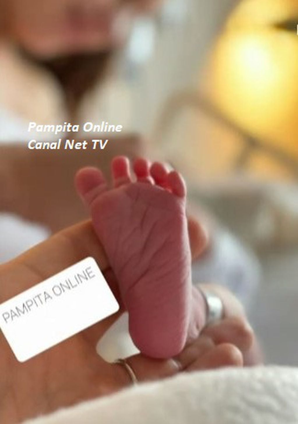 La primera foto de Ana Carolina, la hija de Pampita y García Moritán.