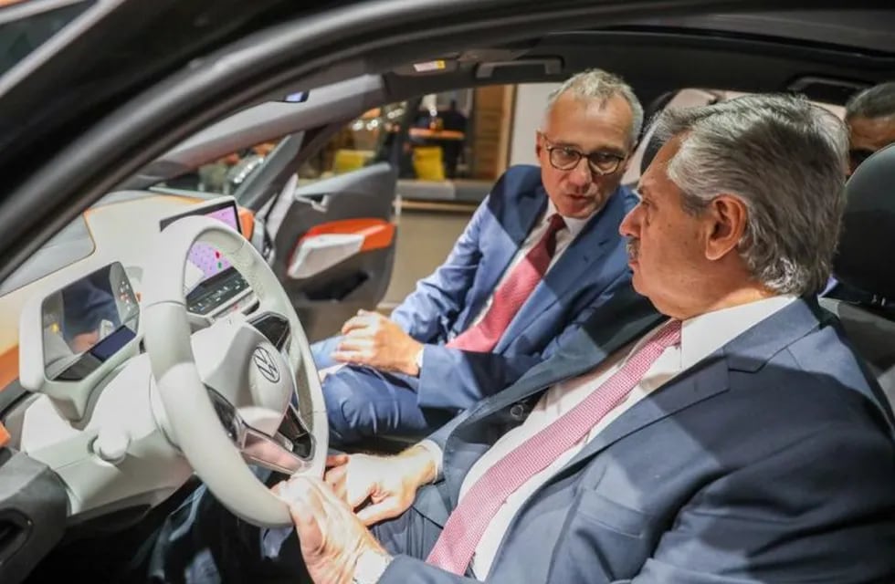 El Presidente se reunió con ejecutivos de Volkswagen. (crédito: presidencia)