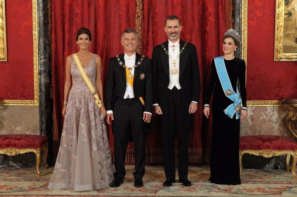 Valdés estará en la recepción de los Reyes de España junto a Macri