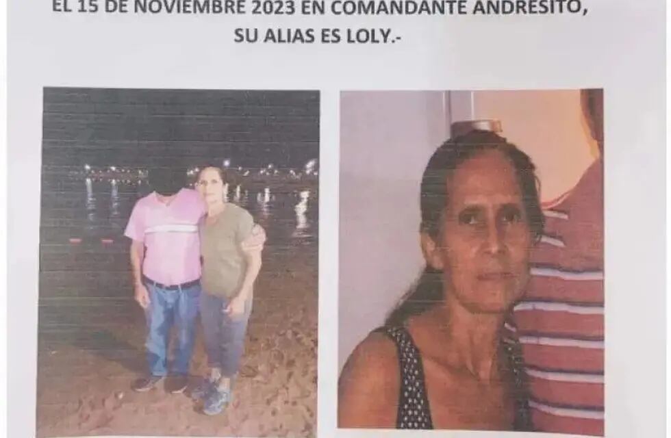 Familia y policía intensifican búsqueda de una mujer con Alzheimer extraviada en Andresito.