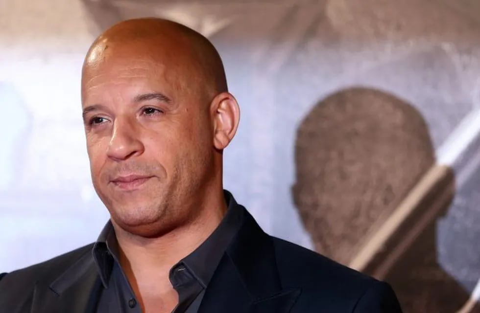 US actor Vin Diesel arrives on the red carpet to attend the European premiere of the film \