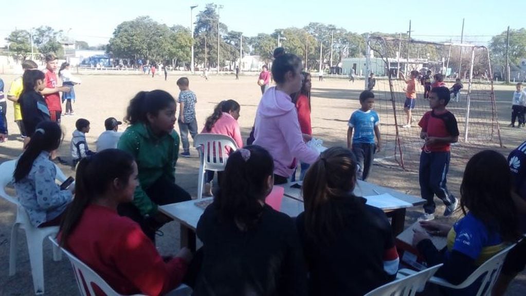Torneo de penales en el Centro Vecinal Nicolas Batalla Arroyito