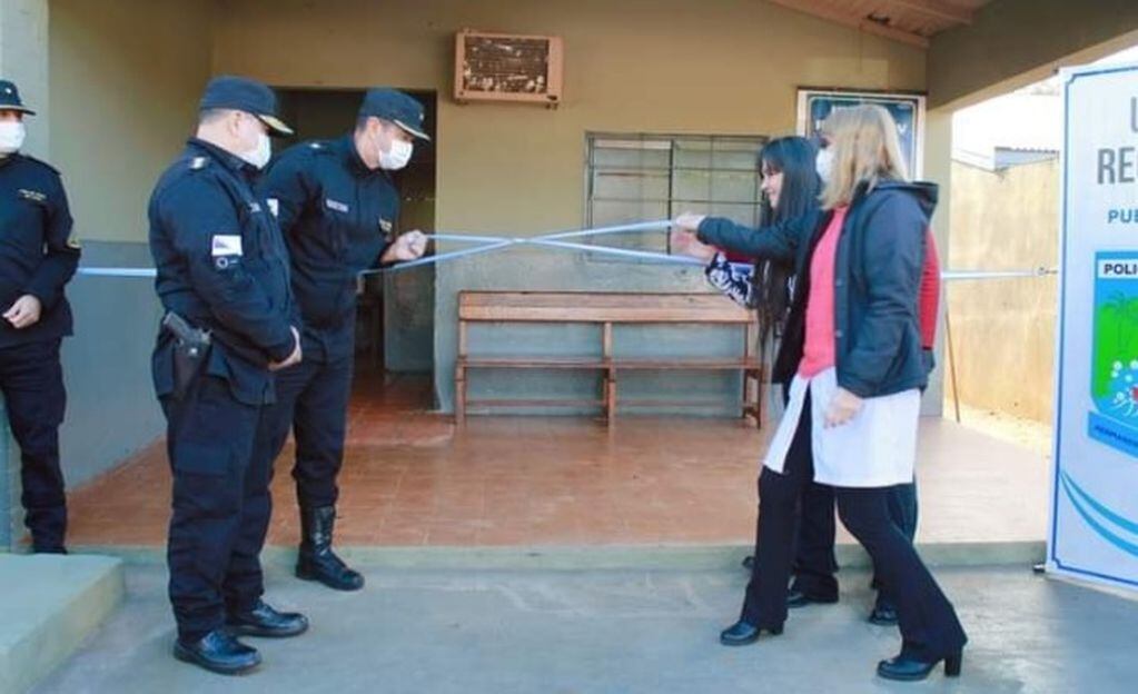 Inauguran nuevo destacamento policial en Puerto Iguazú.