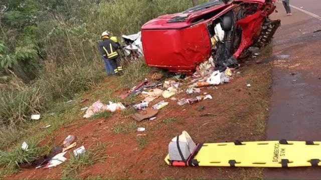 Siniestro fatal en San Vicente: un hombre falleció tras impactar con su automóvil