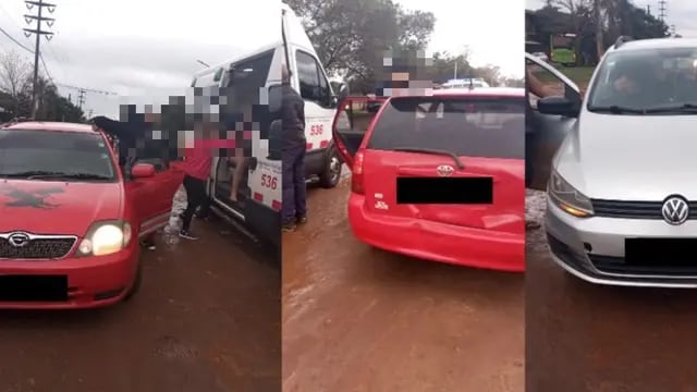 Puerto Iguazú: accidente vial dejó un saldo de varios daños materiales