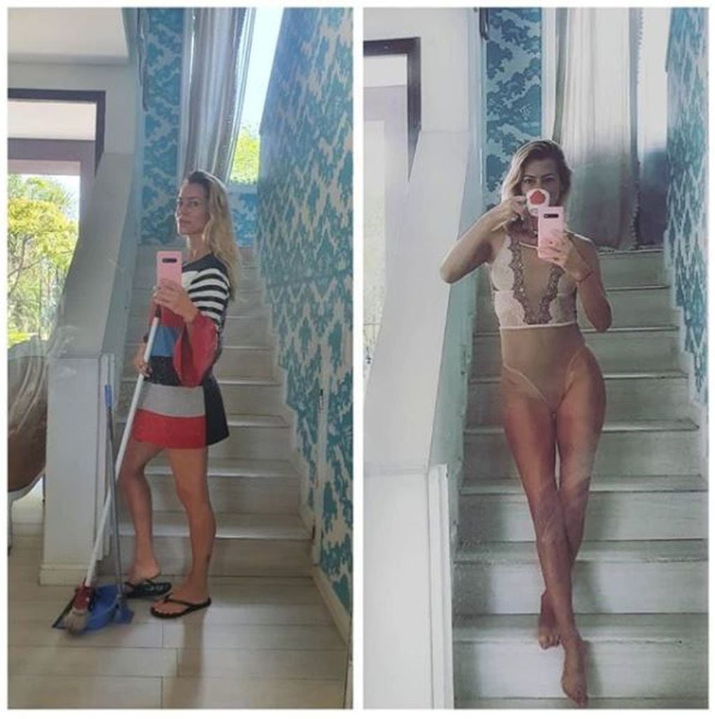 La comparación que hizo Nicole Neumann. (Instagram/nikitaneumannoficial)
