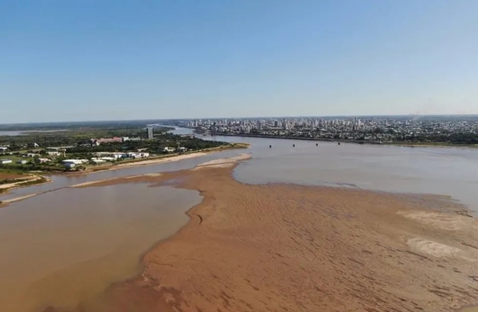 Se profundiza la bajante histórica del río Paraná