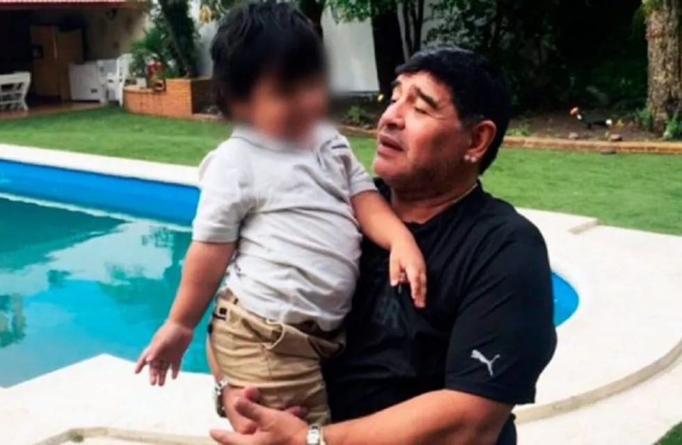 Diego Maradona volvió a ver a Dieguito Fernando y Giannina se indignó