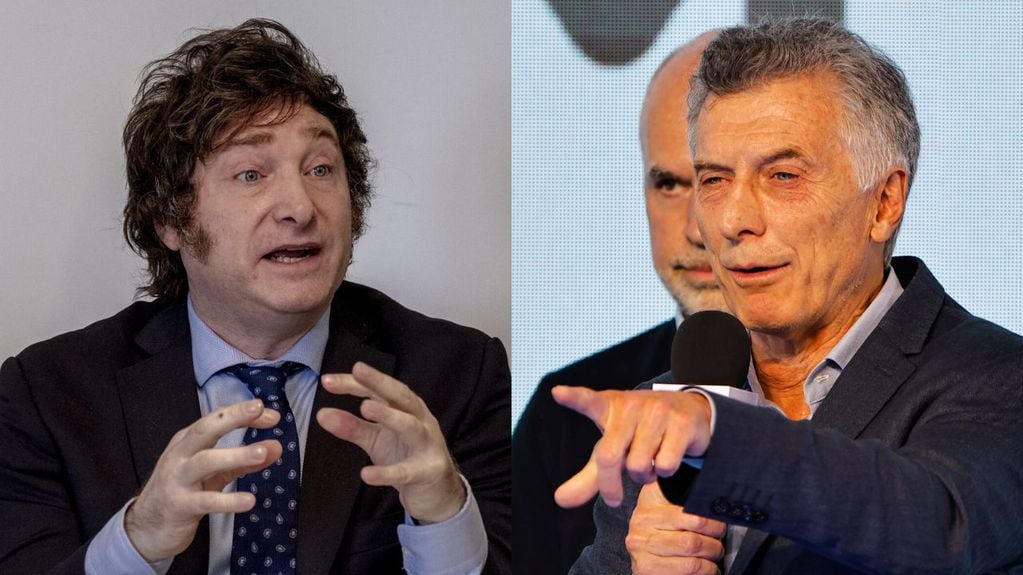 Javier Milei y Mauricio Macri