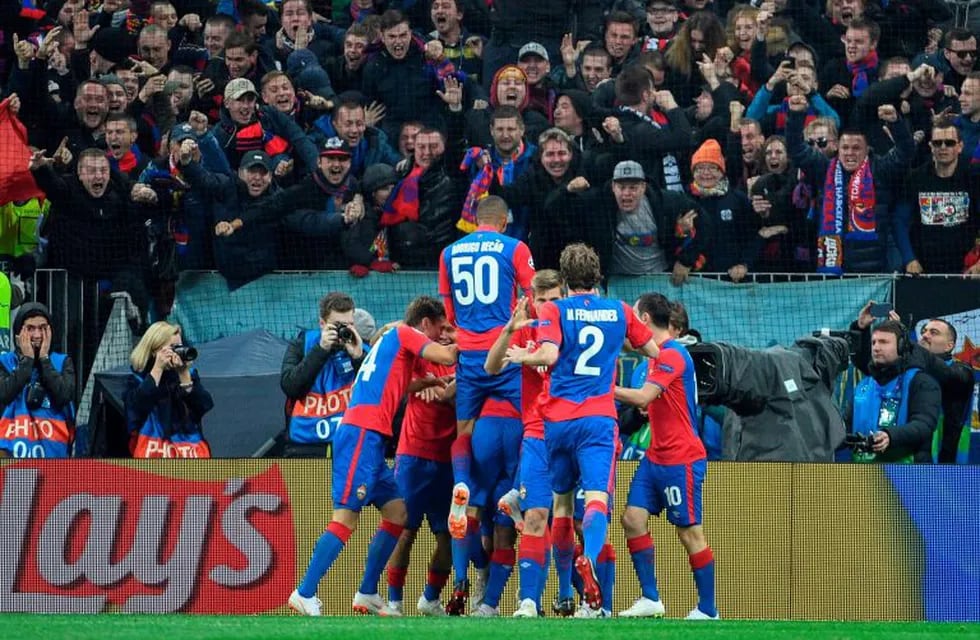 CSKA Moscú soprendió al Real Madrid y le ganó 1-0 al Real Madrid por la Champions. Foto: AFP.