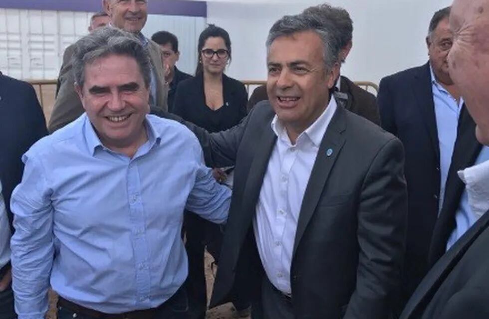 El diputado nacional Luis Borsani (UCR), junto a Alfredo Cornejo.