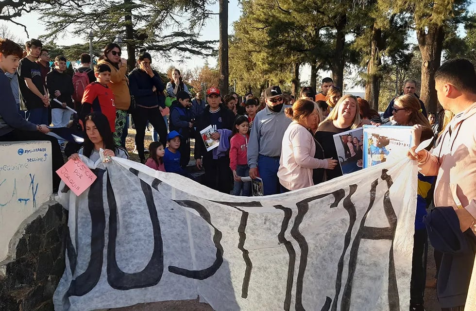 En julio, los familiares de Joaquín hicieron una marcha para pedir Justicia por su muerte. (La Voz)