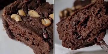 Sin harina y sin azúcar: receta de brownie en cinco minutos