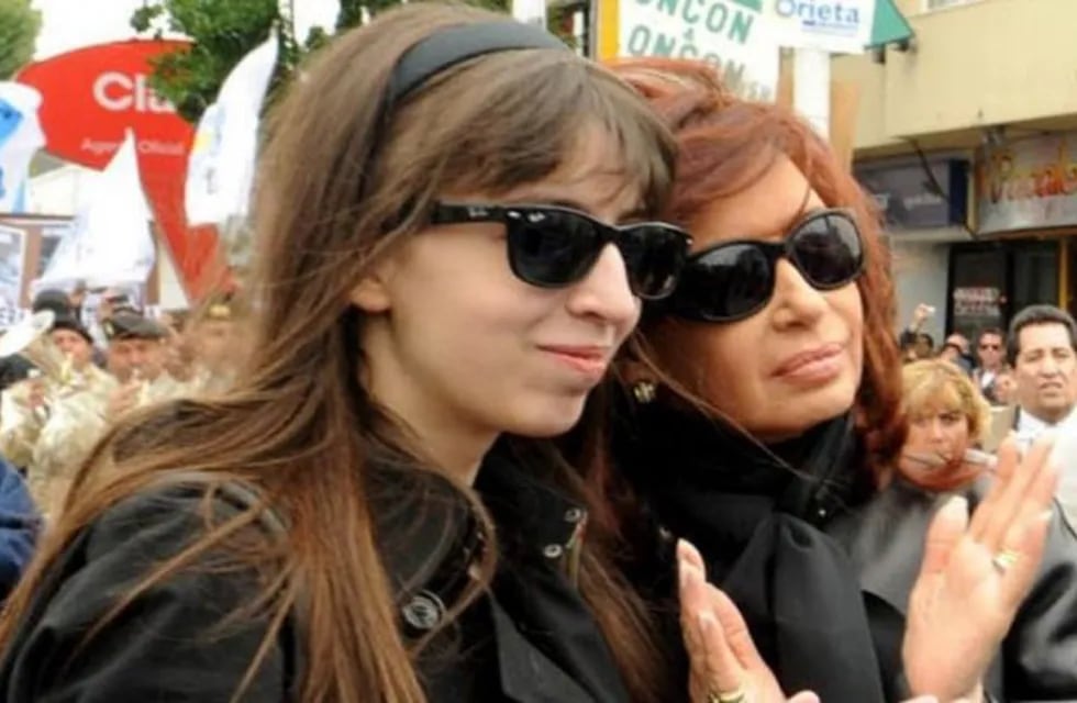 Imagen archivo. Cristina y Florencia Kirchner.