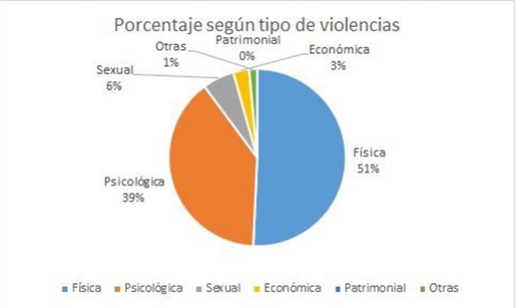 Gráficos por violencia de género