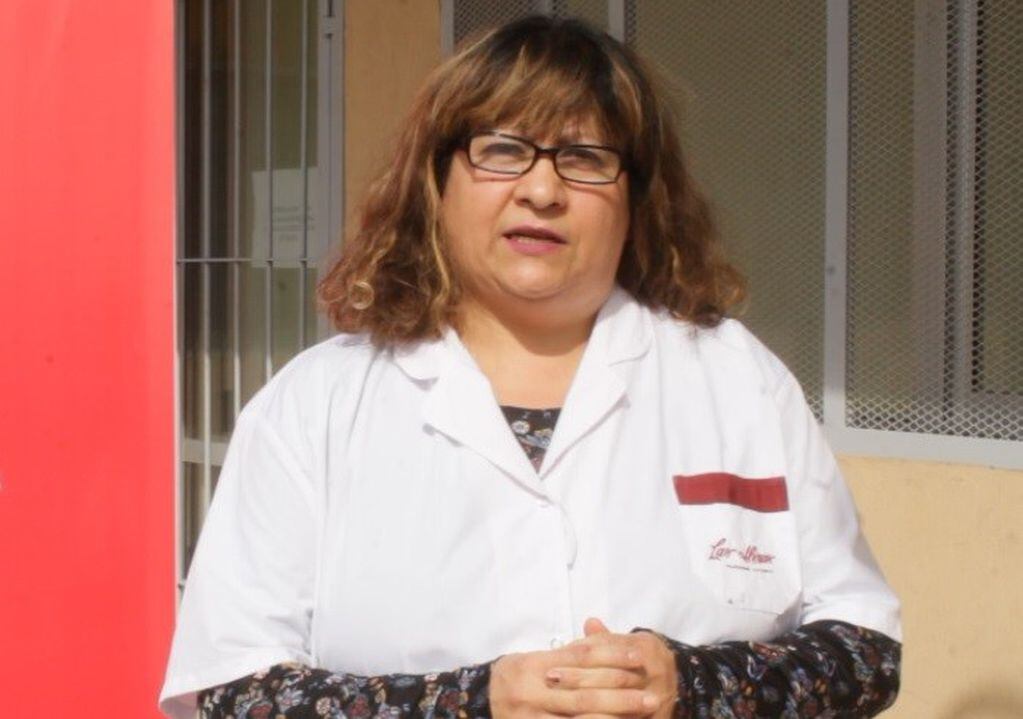 Silvia Domínguez, obstetra de la Dirección de Salud de Las Heras.