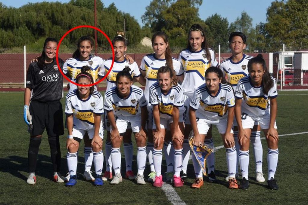 Valentina Colgue es reserva del club Boca Juniors (Facebook Boca Juniors Tercer Tiempo)